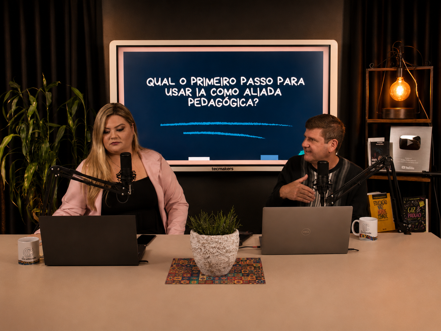 Estrutura para gravação de videoaulas e cursos on-line